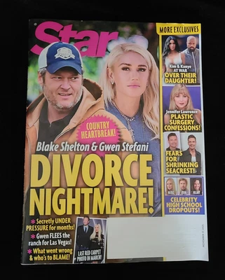 STAR WEEKLY MAGAZINE - Tabloid - November 17, 2025 - Blake & Gwen Divorce Foto 1 de 4