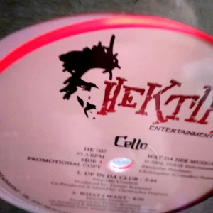 Promo - CELLO "Up in da Club" etc. 12" - Sealed Vinyl 2004 Hektik - RED VINYL! - Picture 1 of 3