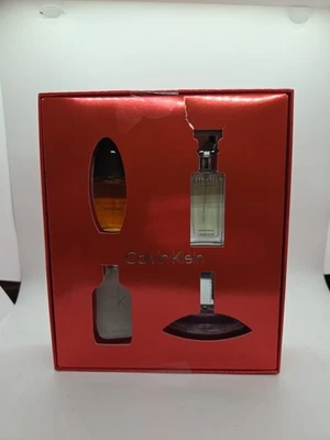 Caixa de férias Calvin Klein feminina 4 peças. Conjunto de presente de fragrância para ela - Imagem 1 de 4