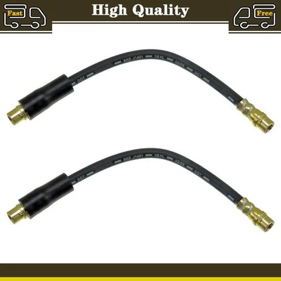 2 Front Brake Hose Brake Line Fits Audi 100 2.8L Audi 100 Quattro 2.8L - Image 1 of 2