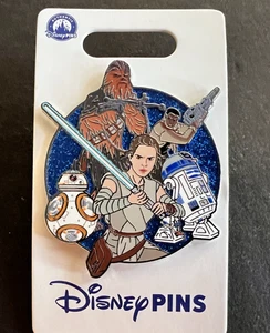 Star Wars Resistance Cast Cluster Rey Finn Chewie R2 D2 BB 8 Disney Pin 178827 - Picture 1 of 4