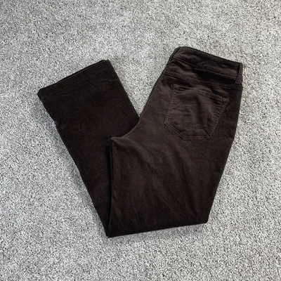 Pantalones de pana St. John’s Bay para mujer talla 12 marrón chocolate 32x28 Bootcut Foto 1 de 3