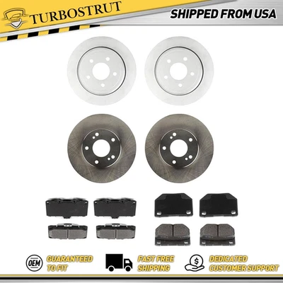 Kit de pastillas de freno delanteras y traseras OE para Nissan 300ZX 1989 1990 Foto 1 de 4