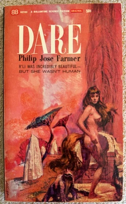 Dare SIGNED by Philip Jose Farmer 1965 Ballantine U2193 1st ed PBO VTG SF OOP VG - Image 1 of 4