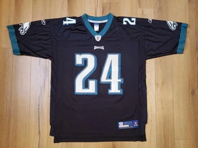 Camiseta deportiva para hombre grande Nnamdi Asomugha Philadelphia Black Eagles Reebok ¡EXCELENTE! Foto 1 de 4