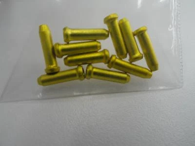 10 piezas/bolsa Prensa de tapa de punta de cable de bicicleta 10 colores [Elige tu color] Foto 1 de 3