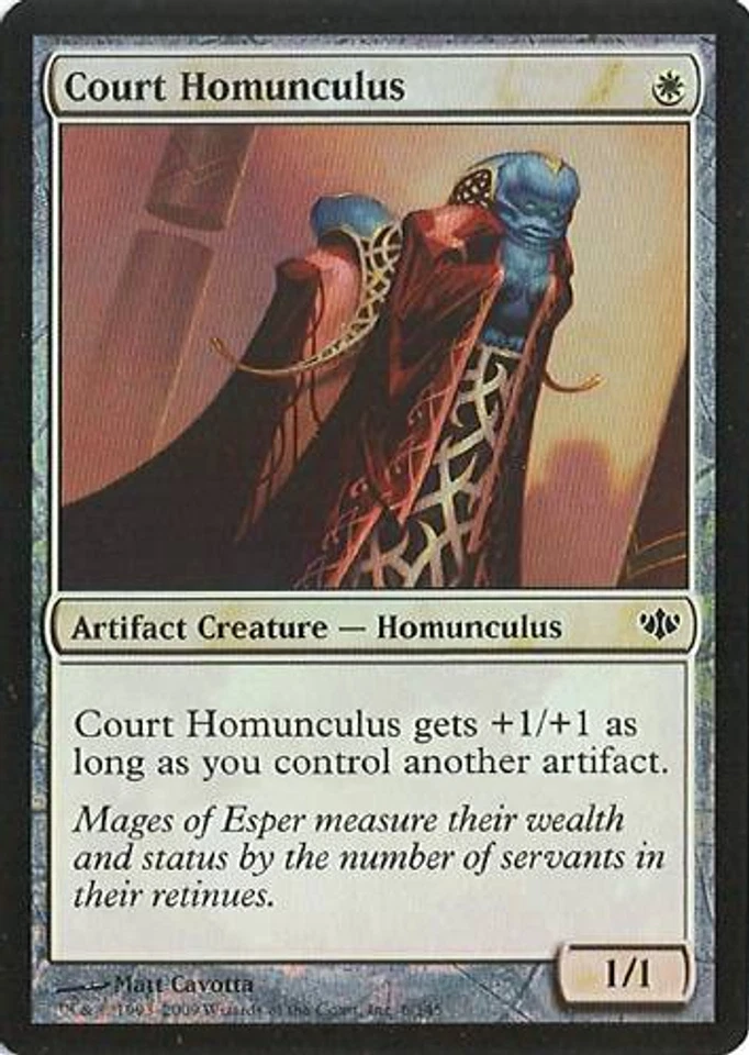 MTG - Conflux - Court Homunculus - Foil - NM - Image 1 of 1