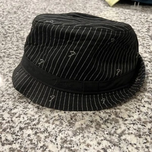 Fender Fedora Black small medium stripe hat - Picture 1 of 5