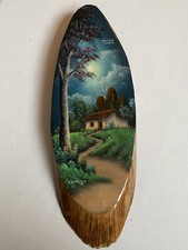Costa Rica latin America Central Hand Painted Wood Display Wooden signed Conejo