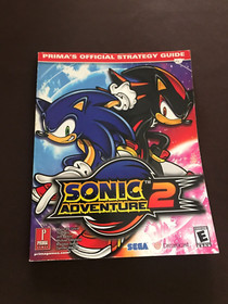 Sonic Adventure 2 Prima's Official Strategy Guide for Sega Dreamcast 2001 Good