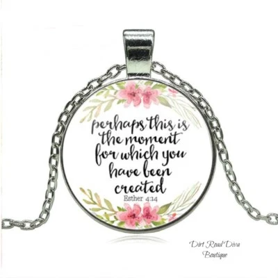 TAL VEZ ESTE MOMENTO PARA EL QUE HAS SIDO CREADA Collar Cristiano Ester 4 Foto 1 de 3