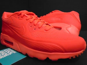 NIKE AIR MAX 90 ULTRA MOIRE RED OCTOBER BRIGHT CRIMSON INFRARED 819477-600 9.5 - Picture 1 of 12