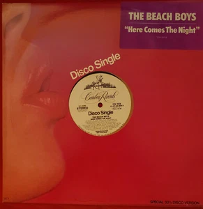 BEACH BOYS - HERE COMES THE NIGHT - DISCO SINGLE - PROMO  12" Mint Miami Florida - Picture 1 of 2