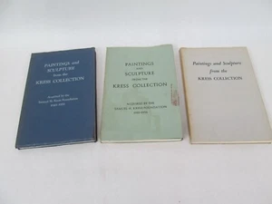 Antique Art Book Catalog Collection Paintings Sculptures Kress 1940s 1950s - Foto 1 di 1