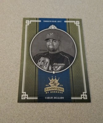 2005 Donruss Diamond Kings Crowning Moment #240 Carlos Delgado  Blue Jays /25 - Image 1 of 2