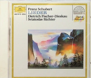 FISCHER-DIESKAU & SVIATOSLAV RICHTER Schubert Lieder 1978 Live CD NEW DG Reissue - Foto 1 di 2