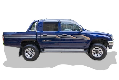 Calcomanía calcomanía Facelift raya para Toyota Hilux SR5 D4D mk4 1999 2001 2004 2005 Foto 1 de 4