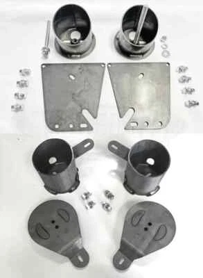 58-64 Chevrolet Impala Bel Air Soportes Bolsa Delanteros y Traseros JUEGO DE PERNOS Foto 1 de 3