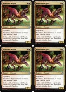 MTG - 4x RELENTLESS RAPTOR - Rivals of Ixalan (U) - Bild 1 von 1