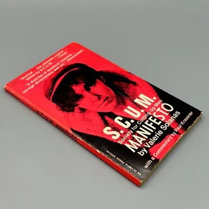 1968 S.C.U.M. Manifesto: Society for Cutting Up Men Valerie Solanas 1st Ed - Picture 1 of 3