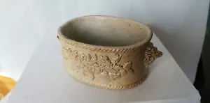 Antica Brampton Pottery sale glassa burro piatto piatto testa di leone 19 ° secolo 1830 - Foto 1 di 12