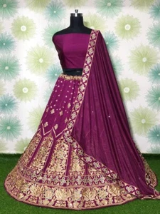 Neu Indian Lengha Pakistaner Damen Bollywood Designer Kleidung Hochzeit Lehenga - Bild 1 von 8