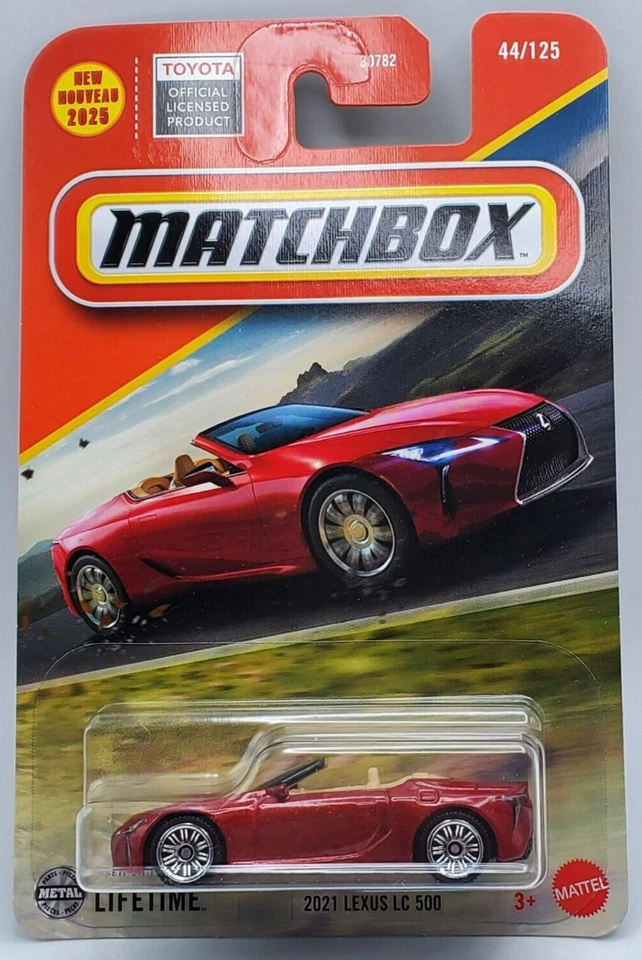 Lexus LC 500 2025 Matchbox rojo 2021 difícil de encontrar Foto 1 de 1