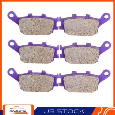 For 2003-2006 Honda CBR600RR CBR600F4i 919 CB900F Rear Brake Pads Carbon Fiber - Image 1 of 4