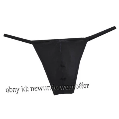 Bikini intimo uomo micro perizoma perizoma ultrasottile sagomato marsupio elasticizzato - Immagine 1 di 4