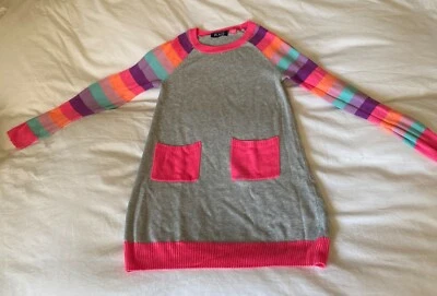 Girls Size S 5/6 The Children’s Place Long Sleeve Gray Dress shirt Color Stripes - Image 1 of 4