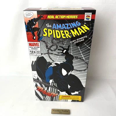 Medicom RAH Amazing Spider-Man Alien Simbionte Disfraz Real Acción Héroes Figura Foto 1 de 4