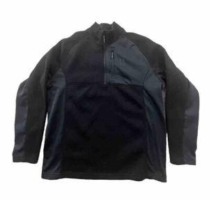 Spyder Outbound 1/2 Zip Mid Weight Core Sweater Pullover Black Men’s Size XXL - Picture 1 of 11