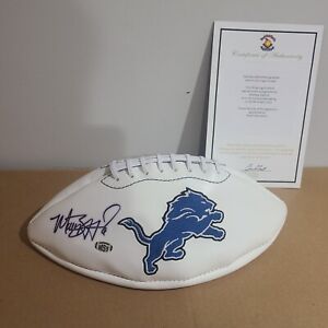 MATTHEW STAFFORD AUTOGRAPHED FULL SIZED FOOTBALL AUTHENTICATED LIONS/RAMS