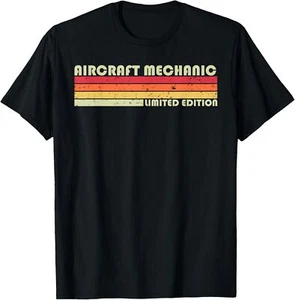 NUEVA CAMISETA LIMITADA Mecánico de Aeronaves Divertida Trabajo Título Profesión Cumpleaños Trabajador - Imagen 1 de 3