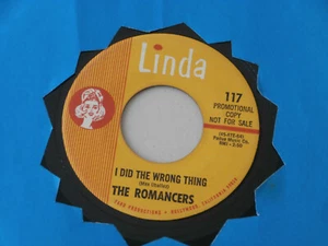 NORTHERN SOUL~ ROMANCERS~ I DID THE WRONG THING~ VG+~DON'T LET HER GO~ LINDA - Imagen 1 de 1