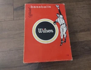 VINTAGE 1956-1959 WILSON PACIFIC COAST LEAGUE BASEBALL A1010 EMPTY CASE BOX - Picture 1 of 6