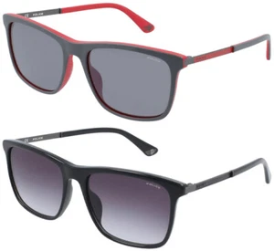 Police Record 1 Men's Slim Square Sport Sunglasses - SPLA5656 - Picture 1 of 4