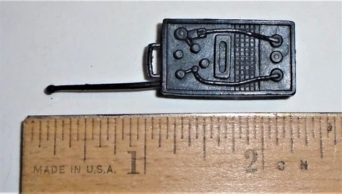 REMCO SGT ROCK / BAD GUYS  Action Figure Accessory 1982        Radio Cover