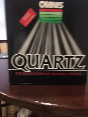 Software de gestión de bases de datos Omnis QUARTZ de colección abierto pero no usado sin precio base Foto 1 de 4