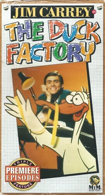 The Duck Factory (VHS, 1984) Jim Carrey Rare OOP HtF Video,  FREE SHIPPING USA - Image 1 of 4