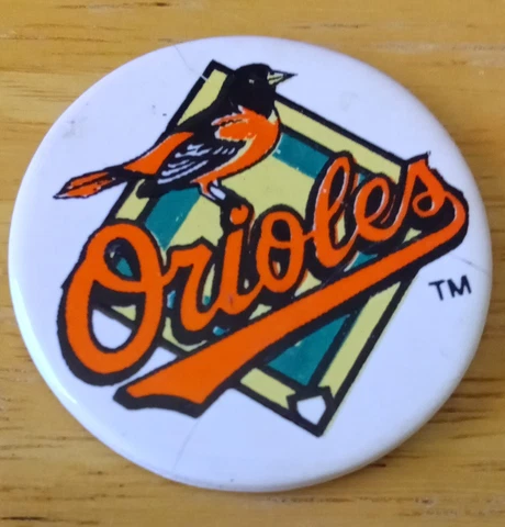 Baltimore Orioles FRIDGE MAGNET REFRIGERATOR - Round - MLB - Baseball - 1.5" Cover