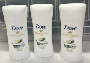 3 Dove Advanced Care Invisible+ Antiperspirant Deodorant Cucumber & Cactus Water - Picture 1 of 1