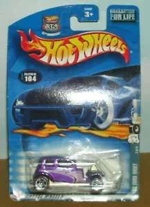 Scala 1/64 1932 Ford Vicky Hot Rod auto pressofusa (con linee rosse) Hot Wheels 54382 - Foto 1 di 5