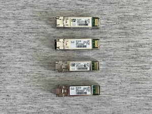 (Lot of 4) Cisco SFP-10G-SR 10GbE SR SFP+ Transceiver 10-2415-03 Free Shipping - Picture 1 of 1
