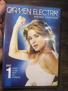 Carmen Electra's Aerobic Striptease Disc 1 Strip Your Way to Fitness DVD VGC - Imagen 1 de 3