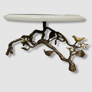 Michael Aram White Lovebirds Cake Stand - Picture 1 of 5