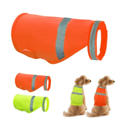 Reflective Pet Dog Safety Vest Coat Hi Vis Viz High Visibility Harness Jacket - Image 1 of 4