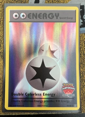 Pokemon Double Colorless Energy 90/108 North America Championships NAIC Promo LP - Image 1 of 4