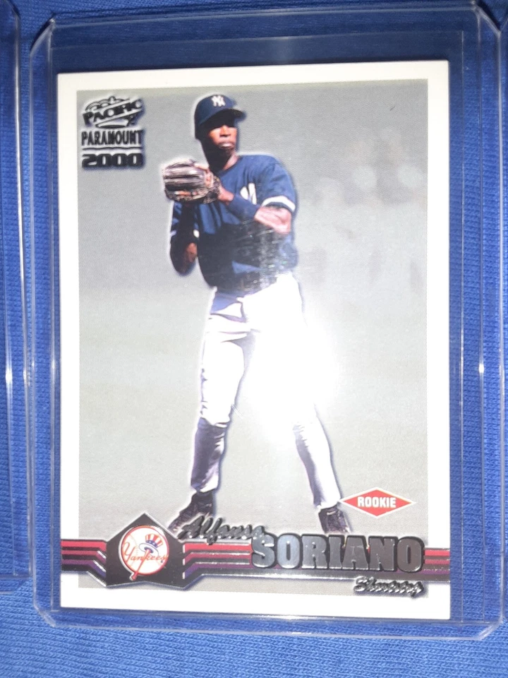 2000 Pacific Paramount Alfonso Soriano RC New York Yankees #165 ROOKIE SILVER - Imagem 1 de 1