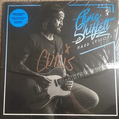 Chris Shiflett Signed Vinyl Record Album Hard Lessons Autographed Foo Fighters Foto 1 de 4
